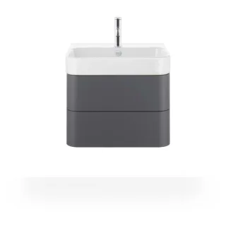 Duravit Happy D.2 Möbel Waschtisch 2318600000 60 x 50,5 cm, 1 Hahnloch, weiss