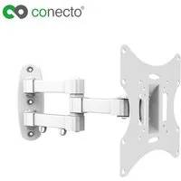 conecto TV-Wandhalterung TV Wandhalter für LCD LED Fernseher & Monitor, (bis 42 Zoll, schwenkbar, neigbar, ausziehbar)