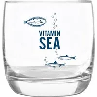 Bow & Hummingbird Whiskyglas Kristallglas "Vitamin Sea" made in EU, Kristallglas