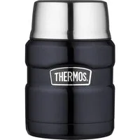 THERMOS Thermobehälter Stainless King, Edelstahl, (1-tlg), Randvollvolumen: 470 ml, Füllmenge / Volumen: 330-350 ml