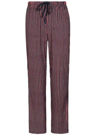 BASEFIELD - He.-Pants Feininterlock red stripe/ink - Gr. - 3XL