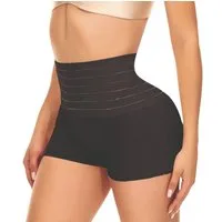 Formangel Miederslip Corsage mit hoher Taille & Silikonbund – nahtlose Shaping-Short (1-St) Rutschfester Silikonbund, nahtlose Verarbeitung, figurformend
