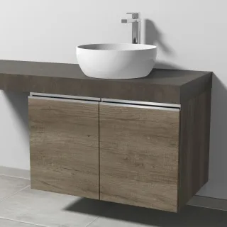 Sanipa Waschtischunterbau mit Türen 2morrow (L2363) 510x800x520 Eiche-Nebraska, L236337 L236337