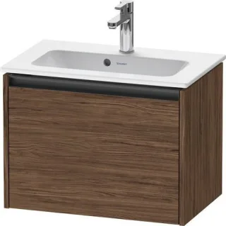 Duravit Ketho.2 Waschtischunterbau wandhängend Nussbaum dunkel Matt 610x390x440 mm - K25055021210000 K25055021210000