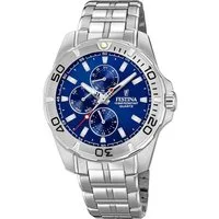 Festina Multifunktionsuhr F20445/2, Armbanduhr, Quarzuhr, Herrenuhr, Edelstahlarmband,bis 10bar wasserd.