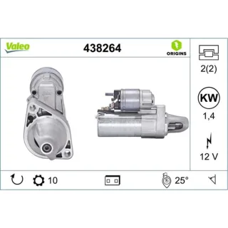 Valeo Anlasser 1,4 kW Mercedes CLS C218 E-Klasse W212 GLE W166