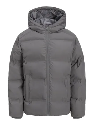 JACK&JONES - JJESOHO PUFFER HOOD SN JNR Castlerock - Gr. - 140