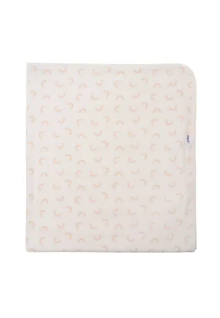 Liliput Babydecke "Regenbogen" einseitig mit niedlichem Print