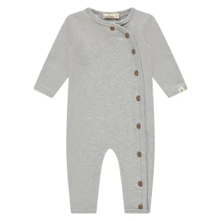 Babyface Baby Suit Long Sleeve - Light Grey Melange - Gr.44