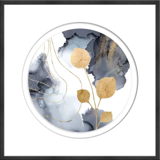 Kunstdruck BLUE MEETS GOLD II