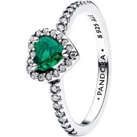 Pandora Silberring Silber-Ring für Erhabenes Royales Grün