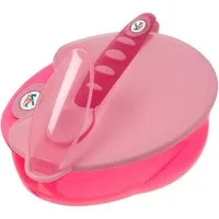 Vital Baby Lunchbox Babys erstes Tellerset mit Deckel und Löffel ab 4 Monaten, Teller/Schale mit Deckel und Löffel