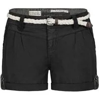 Eight2Nine Chinoshorts Damen Shorts mit Flechtgürtel Kurze Hose, Stretch-Twill, inkl. Gürtel