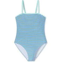 Schiesser Badeanzug Swimsuit Ringel blau LSF 40+ Gr. M 164