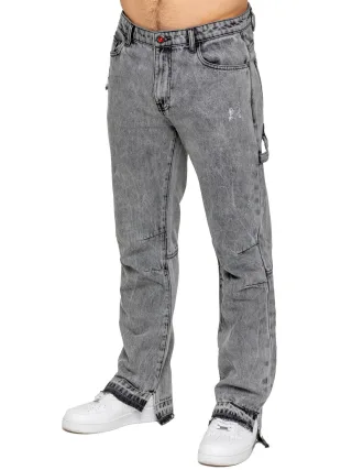 Enzo Milano | Herren Jeans mit geteiltem Saum