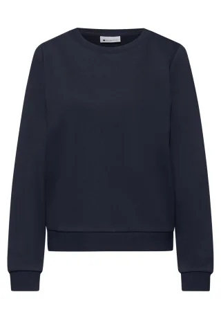 Street One - Basic Sweatshirt shadowed navy - Gr. - 36