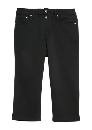 s.Oliver Red Label - Capri-Jeans Betsy : Slim Fit schwarz - Gr. - 34