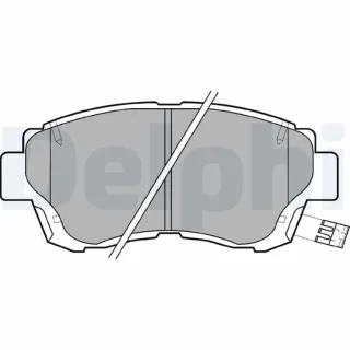 Delphi Bremsbel?ge vorne Lexus Es Ls Toyota Camry Celica Sienna