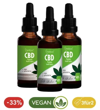Angebot* 3 x 40 % CBD Öl 10ml