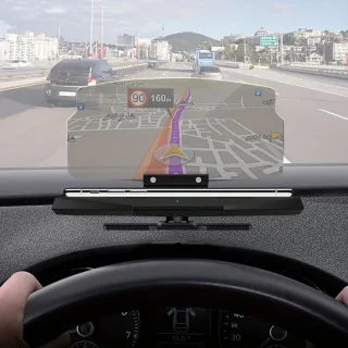 Wireless Charging Car-mounted HUD Car HUD Head-Up Display Projection Folding Holder Driving Navigation Mobile Phone Hold