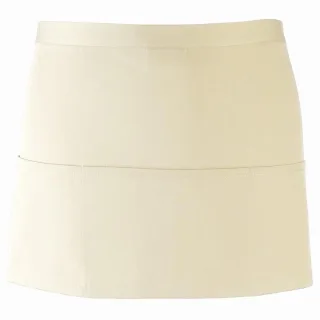 Premier Ladies/Womens Colours 3 Pocket Schürze (Natur)