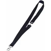DURABLE Hinweisschild Textilband 20mm mit Karabiner 44cm schwarz