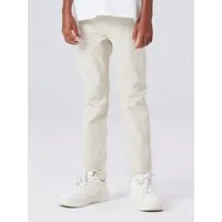 Name It Röhrenhose NKMTHEO für Jungen mit verstellbarem Bund und schmaler Silhouette slim fit, Twill, Reißverschluss, uni