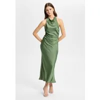 Hey Kyla Cocktailkleid - Midikleid aus Satin mit Rückenausschnitt Figurbetonte Passform