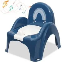 Babykajo Töpfchen mit Musik, (2-tlg), Kinder Töpfchen mit Anti-Rutsch Beschichtung und herausnehmbarem Topf