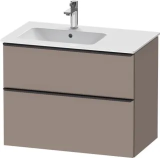 Duravit D-Neo Waschtischunterbau wandhängend Basalt Matt 810x462x625 mm - DE43660BD430000 DE43660BD430000