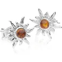 OSTSEE-SCHMUCK Paar Ohrstecker Ostsee-Schmuck Ohrstecker Sonne Ohrstecker Sonne (2-tlg)