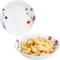MamboCat Servierschale 2x Marie Servierschale Ø23cm 1L Porzellan Blumen Suppen-Schüssel, Porzellan
