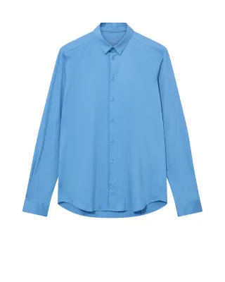 mos mosh gallery - MMGMarco Jersey Shirt silver lake blue - Gr. - S