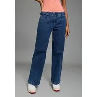Arizona Weite Jeans weite Beinweite, normale Leibhöhe, bequeme Passform
