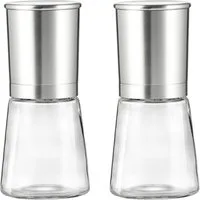 Ritzenhoff & Breker Gewürzmühle Basic manuell, (2 Stück), Keramik-Mahlwerk mit Einstellrad