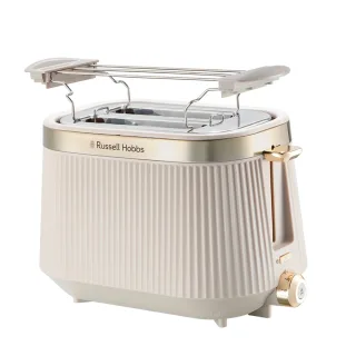RUSSELL HOBBS Toaster "Brontë Stone 26761-56" 980 W 2 extra breite Toastschlitze, 6 Bräunungsstufen, matt, Auftaufunktion