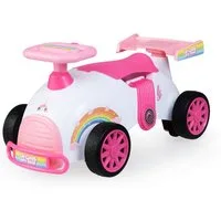 COSTWAY Rutscherauto, (1-tlg), Rutschauto Polizei, Rutschfahrzeug mit Musik, Kinderfahrzeug