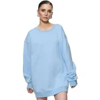 Worldclassca Longsweatshirt Worldclassca Oversized Sweatshirt Einfarbig Uni Langarmshirt Pullover