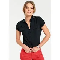 heine Klassische Bluse Hemdbluse Kurzarm