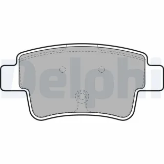 Delphi Bremsbel?ge hinten Abarth Grande Fiat Grande Opel Corsa