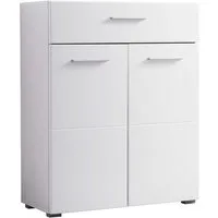Home affaire Schuhschrank Beny, Schuhkommode, Schuhregal, mit einer Schublade, Höhe 98 cm Hochglanzfronten, 2 Türen, Breite 79 cm