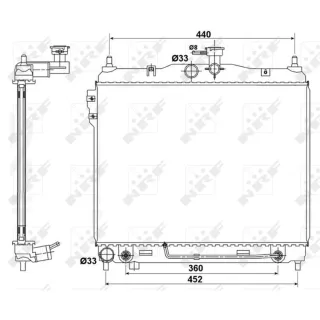 NRF K?hler f?r Antriebsbatterie Hyundai Getz Tb 1,3 I