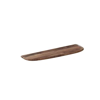 VitrA Plural Ablage Breite 55 cm asymmetrisch rechts Eiche Dunkel Echtholz,64060 64060