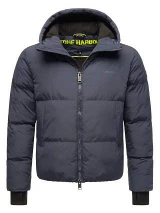 Stone Harbour Herren Steppjacke Tayroos mit Fleecefutter & 2-Wege-Reißverschluss