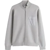 Next Strickjacke Regular Fit Premium Strickjacke, Reißverschluss (1-tlg)
