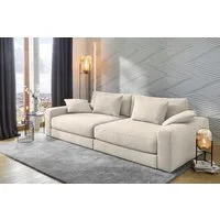Jockenhöfer Gruppe Big-Sofa Milano XXL, B: 290 cm, mit Zierkissen, Relaxfläche 120x240 cm, Federkern