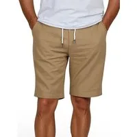 riverso Chinoshorts Herren Freizeitshorts RIVOliver Regular Fit Leinenshort mit Zugbandverschluss