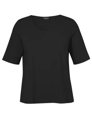 VIA APPIA DUE - T-Shirt Rundhals 1/2 Arm schwarz - Gr. - 44