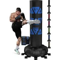 RDX Sports Boxsack RDX Boxsack mit Handschuhen, 6FT Freistehend Kickboxen MMA Fitness