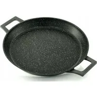 Cheffinger Pfannen-Set Paellapfanne Grillpfanne Bratpfanne Pfanne Ø36cm Alu-Guss Cheffinger, Material: Aluminium